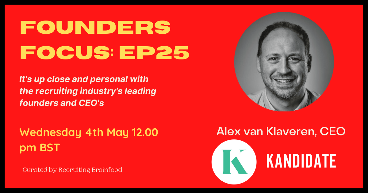 Founder's Focus - Ep25- Up close & personal with Alex van Klaveren, CEO ...