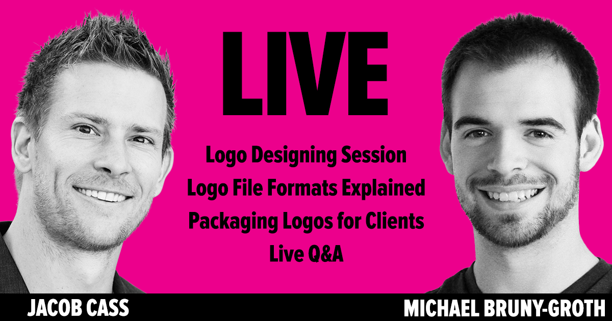 LIVE Logo Design Session + File Formats Explained + Logo Package ...