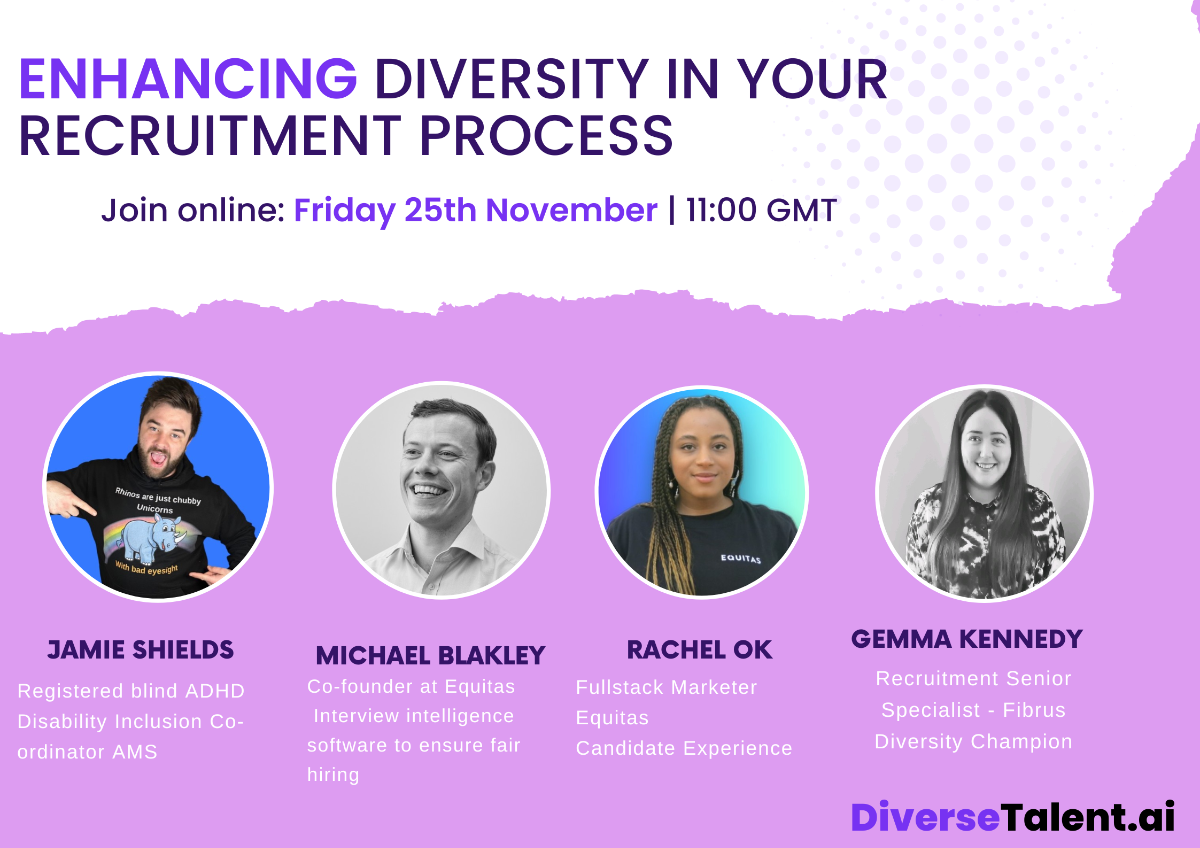 Live Webinar: Enhancing Diversity in your Recruitment Process - crowdcast