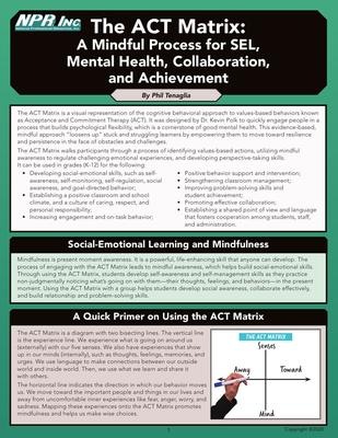 1 CCMT: How To Connect with Kids Online with the Matrix SEL Trifold ...