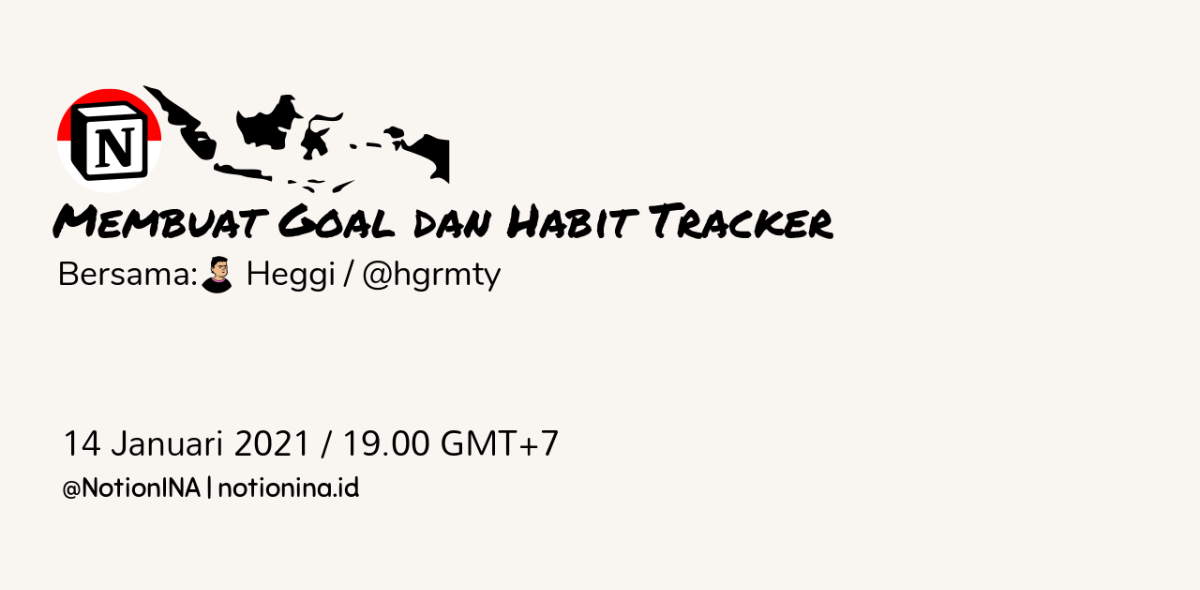 Membuat Goal dan Habit Tracker - crowdcast