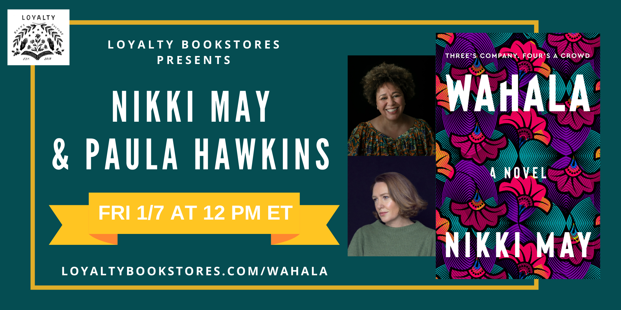 Nikki May and Paula Hawkins for WAHALA - crowdcast
