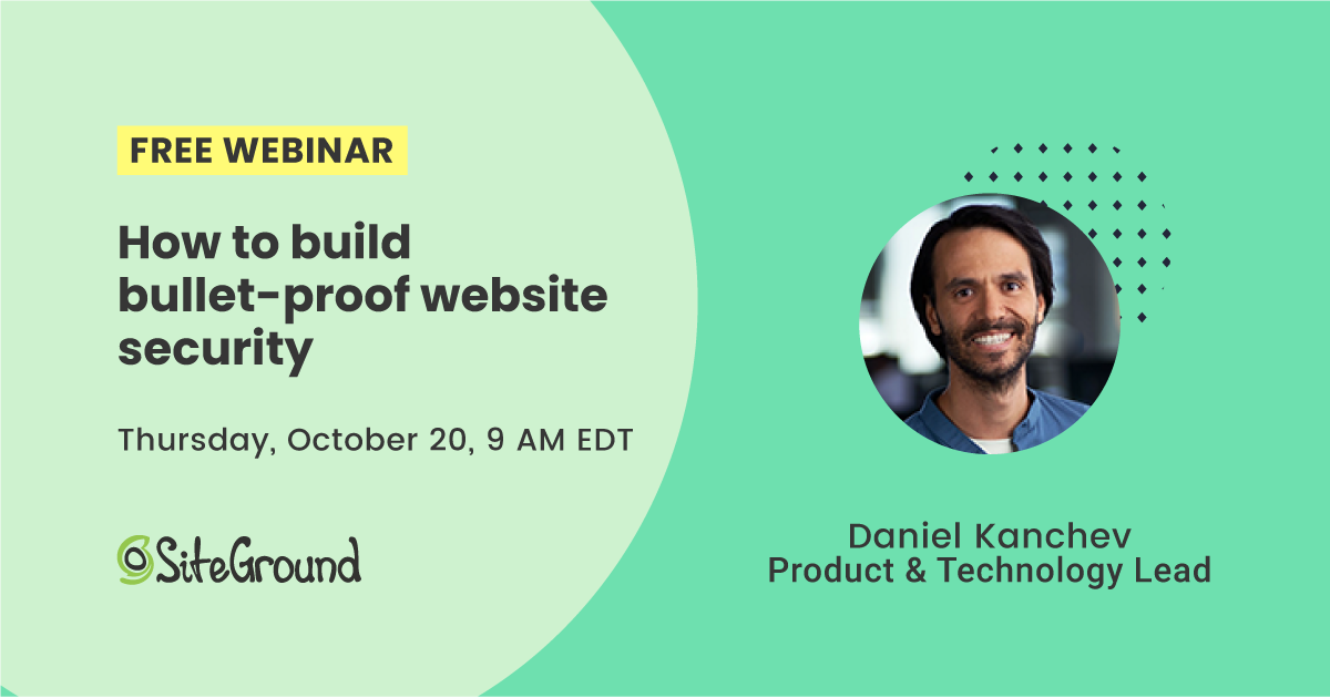 How to build bullet-proof security for your website - crowdcast
